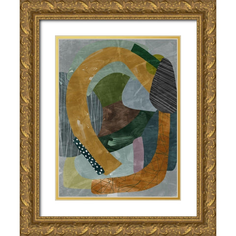Labyrinth II Gold Ornate Wood Framed Art Print with Double Matting by Urban Road