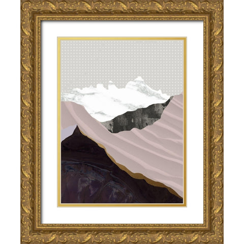 Moving Mountains I Gold Ornate Wood Framed Art Print with Double Matting by Urban Road
