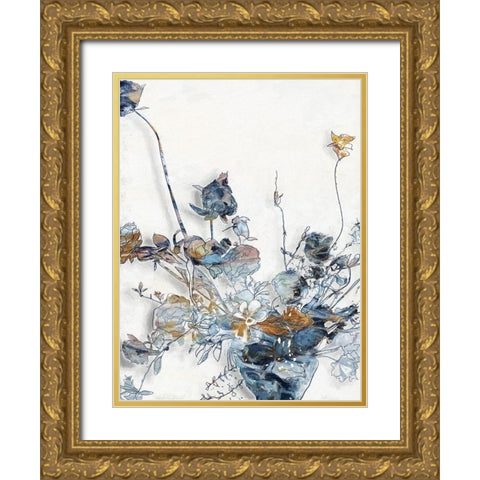 Timeless I Gold Ornate Wood Framed Art Print with Double Matting by Urban Road