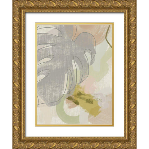 Subtropica I Gold Ornate Wood Framed Art Print with Double Matting by Urban Road