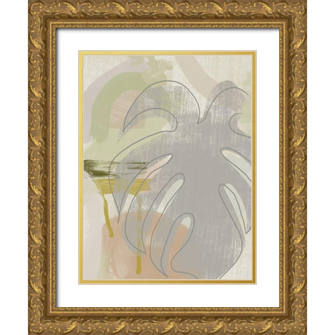 Subtropica II Gold Ornate Wood Framed Art Print with Double Matting by Urban Road