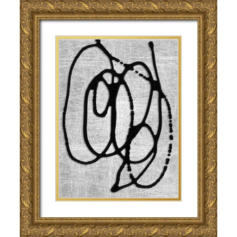 Duality I Gold Ornate Wood Framed Art Print with Double Matting by Urban Road