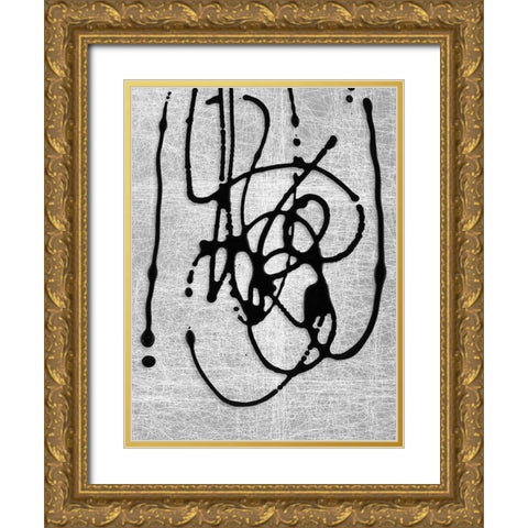 Duality II Gold Ornate Wood Framed Art Print with Double Matting by Urban Road