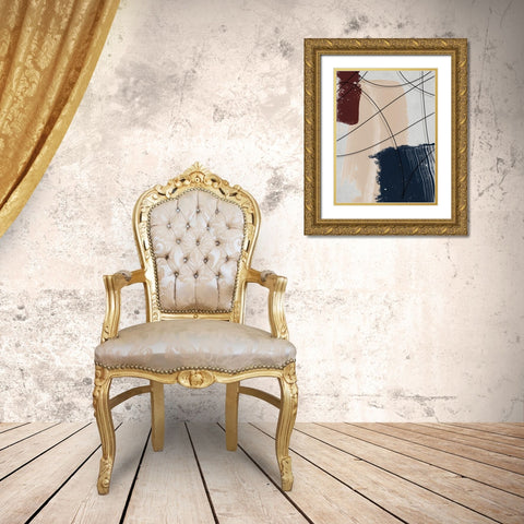 French Quarter I Gold Ornate Wood Framed Art Print with Double Matting by Urban Road
