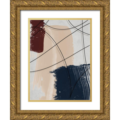 French Quarter I Gold Ornate Wood Framed Art Print with Double Matting by Urban Road