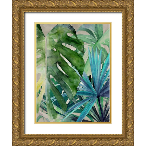 Palm Canyon Gold Ornate Wood Framed Art Print with Double Matting by Urban Road