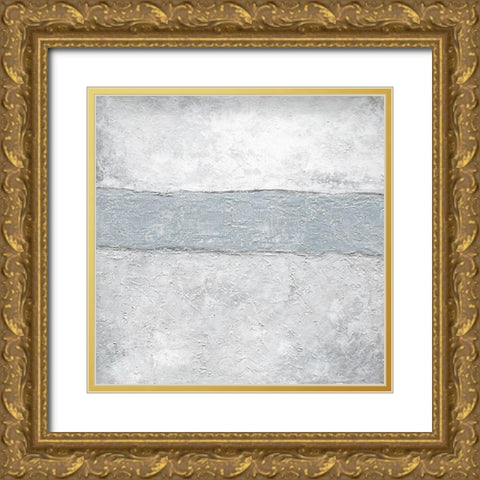 Grey Daze Art Print Gold Ornate Wood Framed Art Print with Double Matting by Urban Road