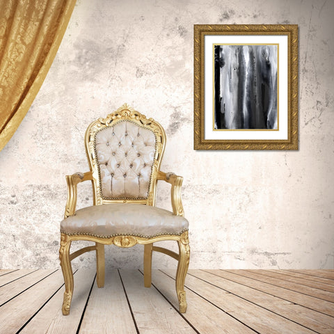 Surveyors Bay Gold Ornate Wood Framed Art Print with Double Matting by Urban Road
