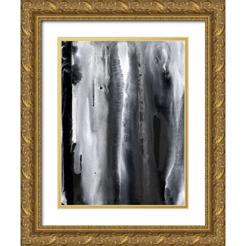 Surveyors Bay Gold Ornate Wood Framed Art Print with Double Matting by Urban Road