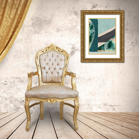 Deep Dive II Gold Ornate Wood Framed Art Print with Double Matting by Urban Road
