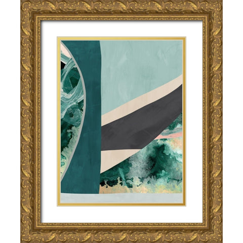 Deep Dive II Gold Ornate Wood Framed Art Print with Double Matting by Urban Road