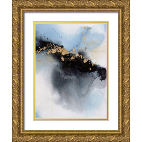 Interstellar I Gold Ornate Wood Framed Art Print with Double Matting by Urban Road