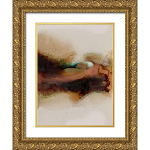 Sedimentary I Gold Ornate Wood Framed Art Print with Double Matting by Urban Road