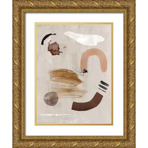 Dig Site II Gold Ornate Wood Framed Art Print with Double Matting by Urban Road