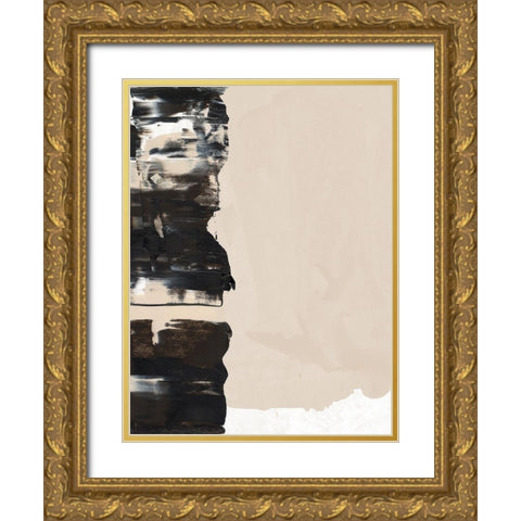 Mudslide III Gold Ornate Wood Framed Art Print with Double Matting by Urban Road