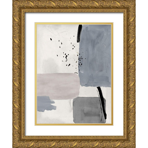 Concrete Decision I Gold Ornate Wood Framed Art Print with Double Matting by Urban Road