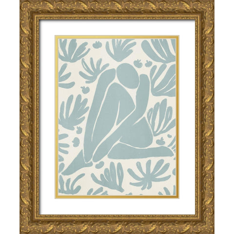 Haleness IV Gold Ornate Wood Framed Art Print with Double Matting by Urban Road