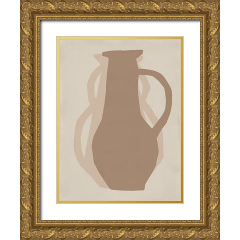 Medina I Gold Ornate Wood Framed Art Print with Double Matting by Marrakech