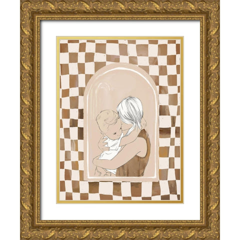 Cherish Gold Ornate Wood Framed Art Print with Double Matting by Urban Road