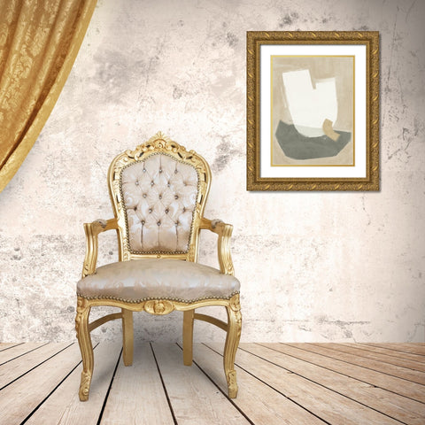 Laid-Back Neutral Gold Ornate Wood Framed Art Print with Double Matting by Urban Road