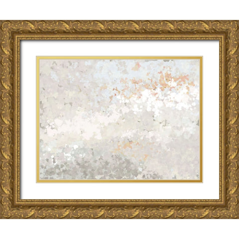 Glitter Glow I Gold Ornate Wood Framed Art Print with Double Matting by Urban Road