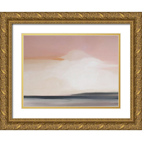 Monkey Mia Gold Ornate Wood Framed Art Print with Double Matting by Urban Road