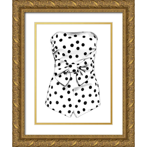 Mae Gold Ornate Wood Framed Art Print with Double Matting by Urban Road