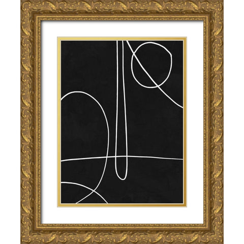 Treble Gold Ornate Wood Framed Art Print with Double Matting by Urban Road