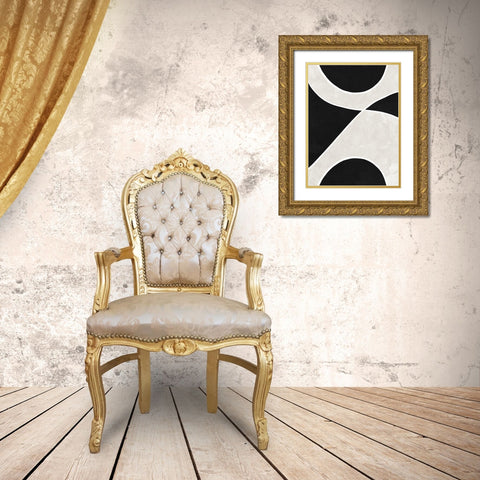 Helix Gold Ornate Wood Framed Art Print with Double Matting by Urban Road