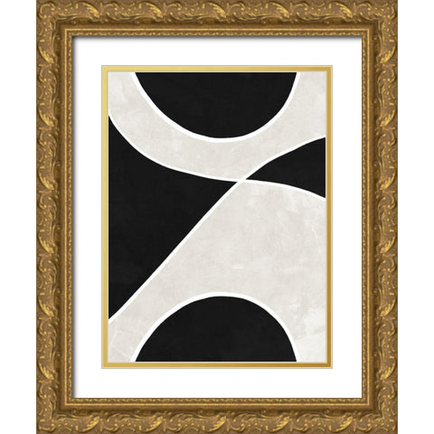 Helix Gold Ornate Wood Framed Art Print with Double Matting by Urban Road