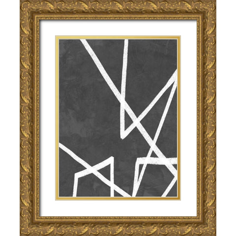Detach Gold Ornate Wood Framed Art Print with Double Matting by Urban Road
