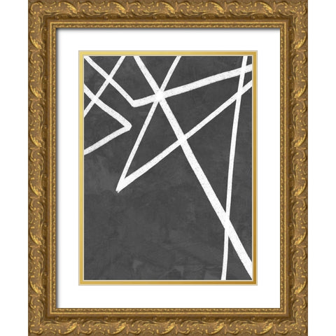 Disengage Gold Ornate Wood Framed Art Print with Double Matting by Urban Road