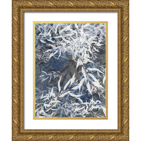 Silhouette II Gold Ornate Wood Framed Art Print with Double Matting by Urban Road