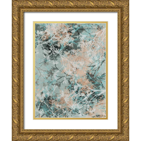 Impression I Gold Ornate Wood Framed Art Print with Double Matting by Urban Road