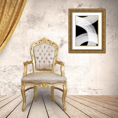 Provocation I Gold Ornate Wood Framed Art Print with Double Matting by Urban Road