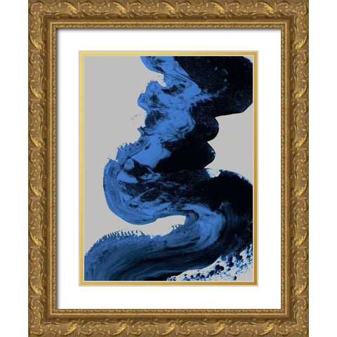 Midnight Mystery Gold Ornate Wood Framed Art Print with Double Matting by Urban Road
