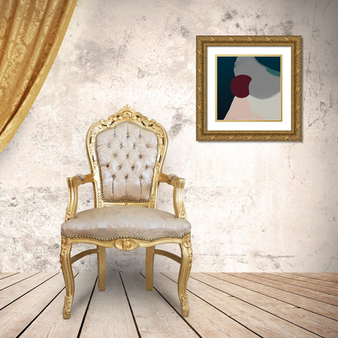 Narrate Gold Ornate Wood Framed Art Print with Double Matting by Urban Road