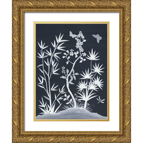 Zen Garden I Gold Ornate Wood Framed Art Print with Double Matting by Urban Road