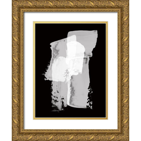 Contrast Chrome Poster Gold Ornate Wood Framed Art Print with Double Matting by Urban Road