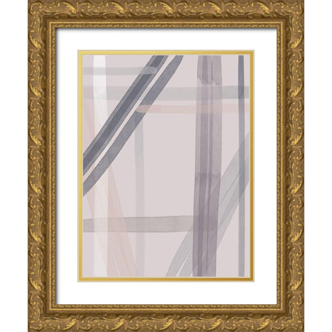 Borderline Poster Gold Ornate Wood Framed Art Print with Double Matting by Urban Road