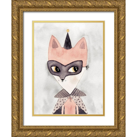 Secret Hero Poster Gold Ornate Wood Framed Art Print with Double Matting by Urban Road