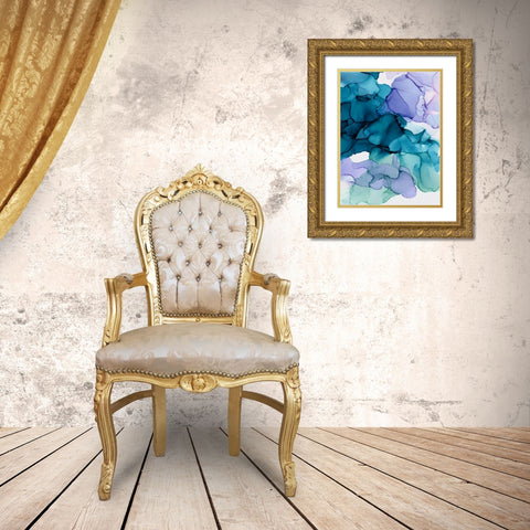 Bubblegum II Poster Gold Ornate Wood Framed Art Print with Double Matting by Urban Road