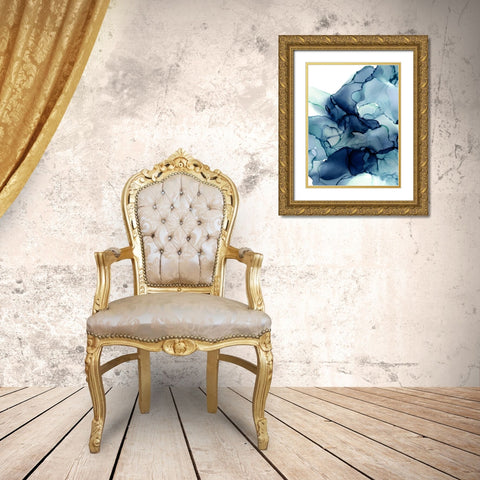 Blueberry II Poster Gold Ornate Wood Framed Art Print with Double Matting by Urban Road