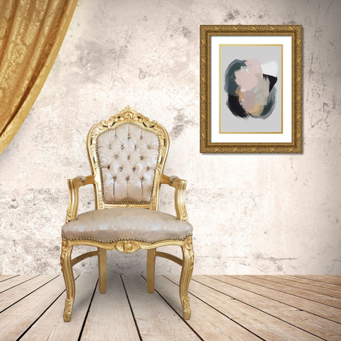 Serene Delight I Gold Ornate Wood Framed Art Print with Double Matting by Urban Road