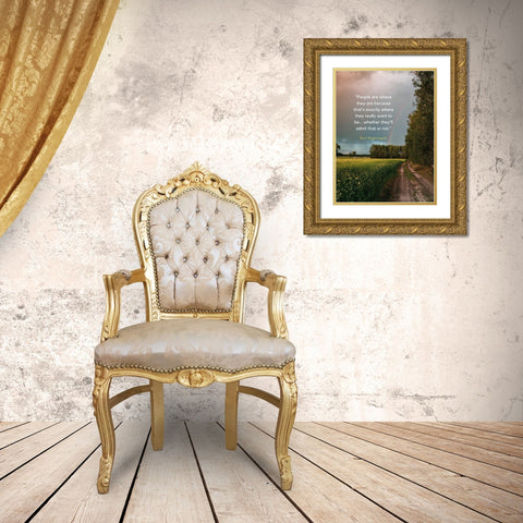 Earl Nightingale Quote: People Gold Ornate Wood Framed Art Print with Double Matting by ArtsyQuotes