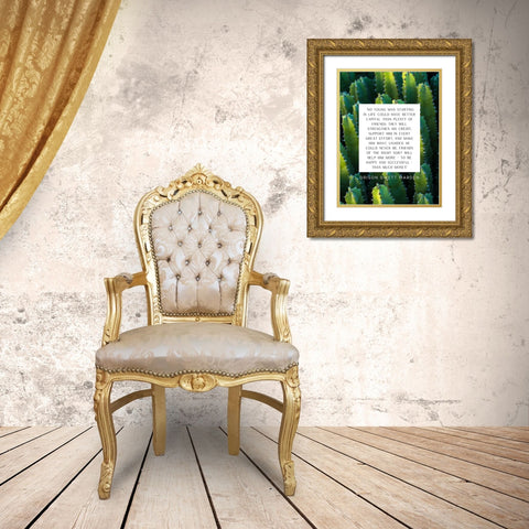 Orison Swett Marden Quote: Plenty of Friends Gold Ornate Wood Framed Art Print with Double Matting by ArtsyQuotes