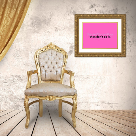 Ray Bradbury Quote: Love Something Gold Ornate Wood Framed Art Print with Double Matting by ArtsyQuotes