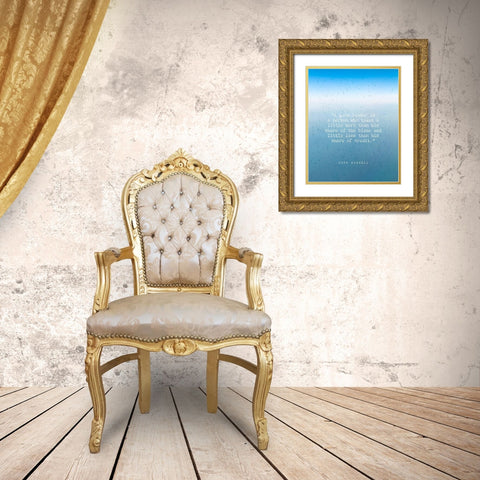 John Maxwell Quote: A Good Leader Gold Ornate Wood Framed Art Print with Double Matting by ArtsyQuotes