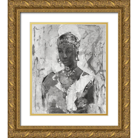 Tranquilty V Gold Ornate Wood Framed Art Print with Double Matting by Wiley, Marta