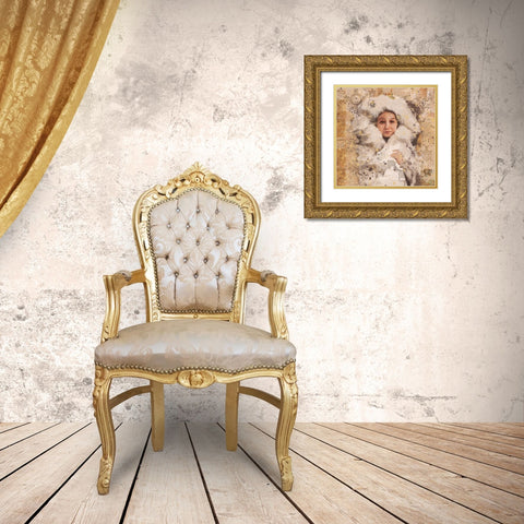 Eskimo Child IIII Gold Ornate Wood Framed Art Print with Double Matting by Wiley, Marta